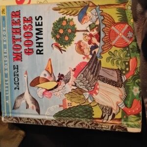 🪿 More Mother Goose Rhymes
Vintage CHILDRENS Little Golden BOOK 
Originally .29